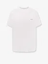 Coperni Men Knitted Boxy Tee Cotton T-shirt In White