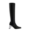 Coperni Metal Bridge Stretch Boots In Black