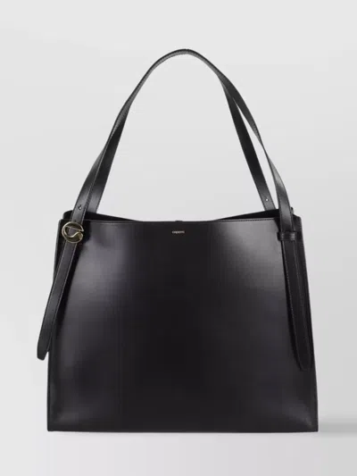 Coperni Metal Hardware Strap Tote Bag In Black