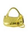 Coperni Metallic Micro Baguette Swipe Bag