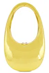 Coperni Metallic Swipe Bag In Gold