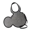Coperni Mini Shoulder Bag With Stylized Mouse Head Design In Silver