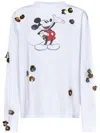 Coperni Cotton Mickey T-shirt With Embellishments And Graphic Print