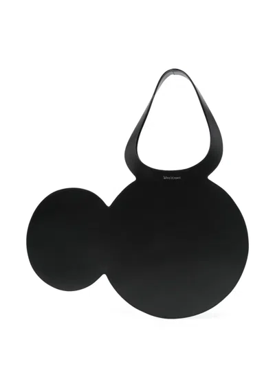 Coperni Mickey Shopper Bag In Black