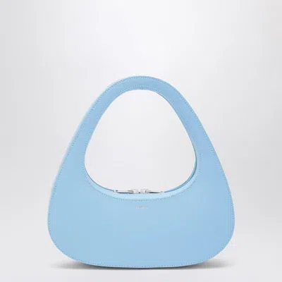 Coperni Micro Baguette Swipe Bag Light In Blue