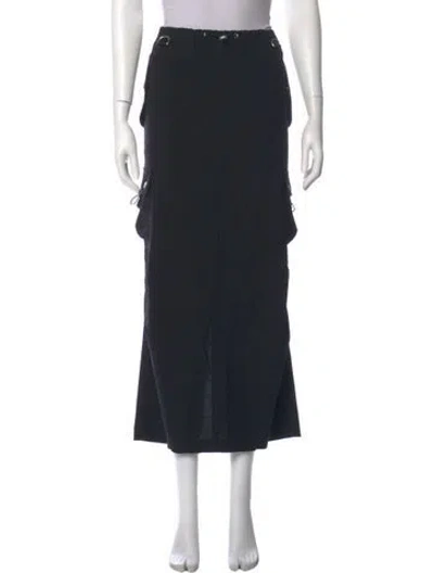 Pre-owned Coperni Midi Length Skirt In Black
