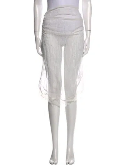 Pre-owned Coperni Midi Length Skirt In Gray