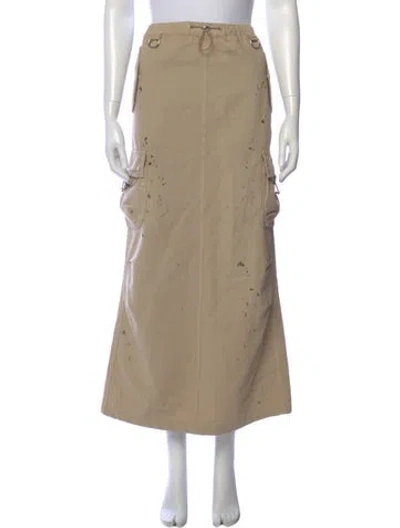 Pre-owned Coperni Midi Length Skirt In Neutral