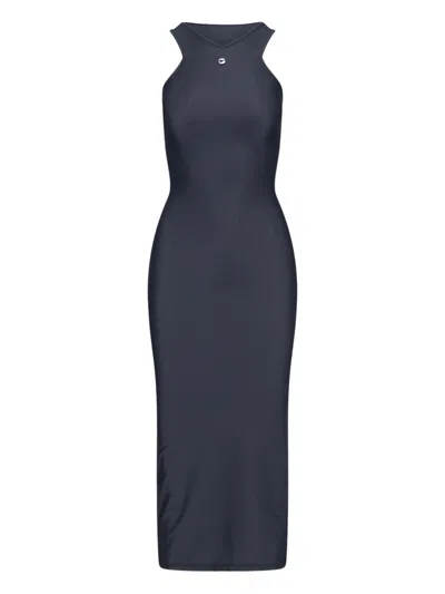 Coperni Midi Shift Dress In Black