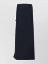 Coperni Midi Skirt With Side Slit And Buckle In Blue