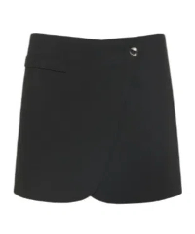 Coperni Midrise Mini Skirt In Black