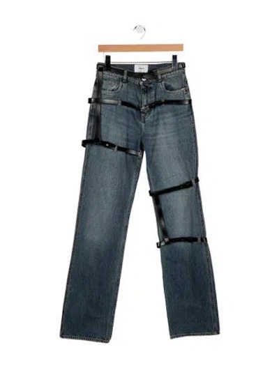 Pre-owned Coperni Mid-rise Straight Leg Jeans W/ Tags In Blue