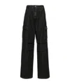 Coperni Women Tailored Wide Leg Cargo Pants In Black