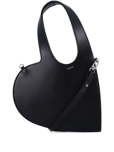 Coperni Mini Baby Heart Crossbody Bag In Black