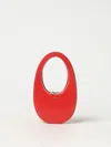 Coperni Tote Swipe Mini Aus Glas In 红色