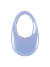 Coperni Mini Oval Top Handle Bag In Blue