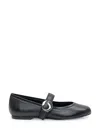 Coperni Leather Mary Jane Ballerina Flat In Black