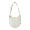 Coperni Mini Belt Strap Leather Hobo Bag In White
