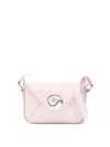 Coperni Light Pink Shoulder Bag With Clasp Fastening And Adjustable Strap