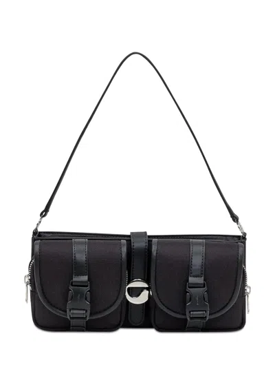 Coperni Mini Cargo Shoulder Bag In Black