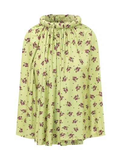 Coperni Mini Circle Top In Green-print