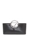 Coperni Mini Clutch With Structured Handle In Black