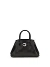 Coperni Structured Shoulder Bag Circular Clasp In Black