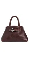 Coperni Mini Data Tote Bag In Brown