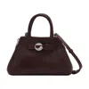 Coperni Trapezoidal Brown Calfskin Handbag In Brown