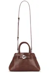 Coperni Mini Data Bag In Brown