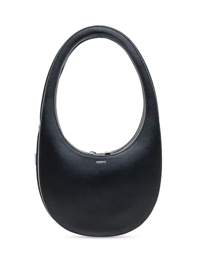 Coperni Mini Elegant Leather Shoulder Bag In Black