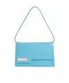 Coperni Small Folder Leather Shoulder Bag In Blue