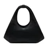 Coperni Mini Folded Purse -  - Leather - Black In Black