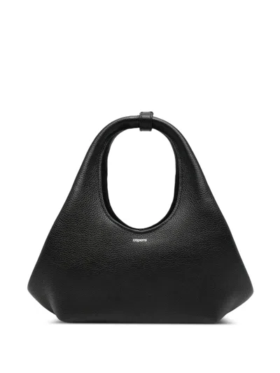 Coperni Mini Folded Tote Bag In Black