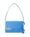 Coperni Mini Folder Bag -  - Leather - Blue In Blue