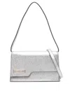 Coperni Mini Glitter Folder Shoulder Bag In Silver