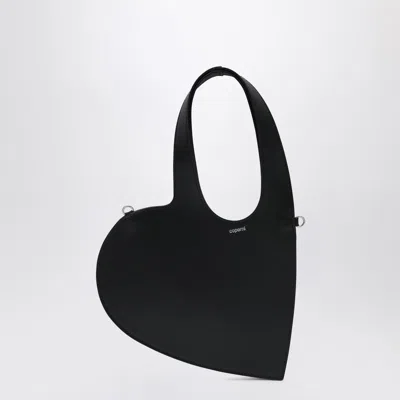 Coperni Mini Heart Bag In Black Leather Women