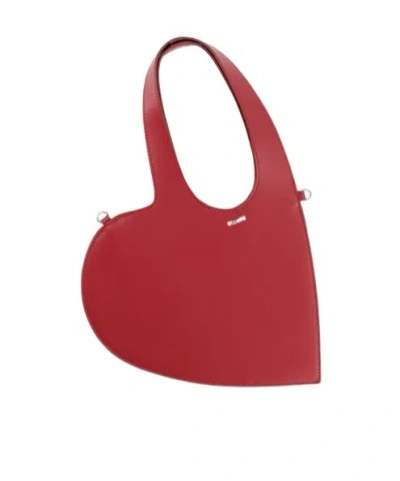 Coperni Mini Heart Tote In Red