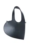 Coperni Mini Heart Tote In Black