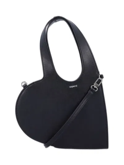 Coperni Mini "heart" Tote In Black