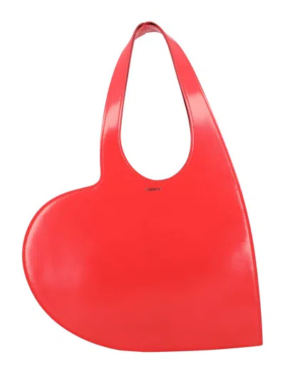 COPERNI COPERNI MINI HEART TOTE GLOSS LEATHER