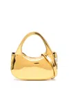 Coperni Mini Leather Tote Bag In Neutrals