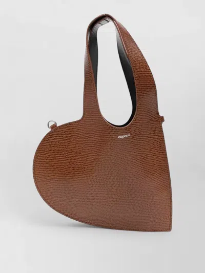 Coperni Mini Lizard Heart Tote Top Handle Bag