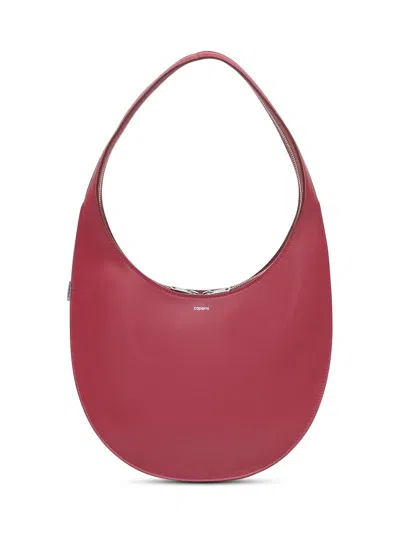 Coperni Mini Luxe Leather Shoulder Bag In Red
