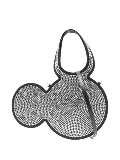 Coperni Mini Mickey Embellished Tote Bag In Black