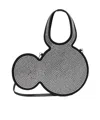 Coperni Mini Shoulder Bag With Stylized Mouse Head Design In Black