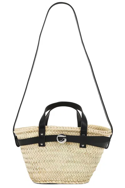Coperni Mini Palm Bucket Bag In Beige