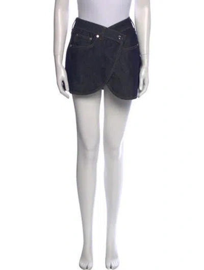 Pre-owned Coperni Mini Skirt In Black