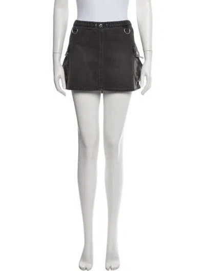 Pre-owned Coperni Mini Skirt In Black