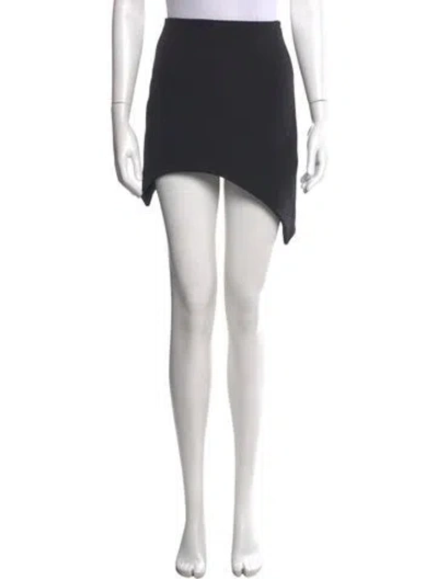 Pre-owned Coperni Mini Skirt In Black